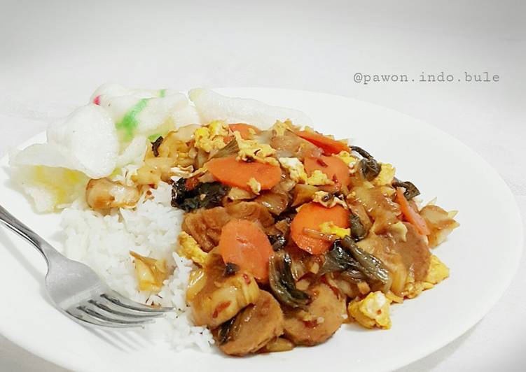 Cara Gampang Menyiapkan Nasi Gila feat. Sayur Asin Anti Gagal