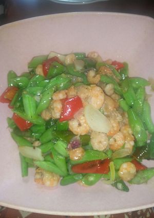 Foto resep Tumis udang buncis