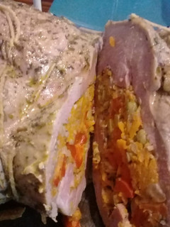 Una foto de Tapa de asado arrollada y rellena