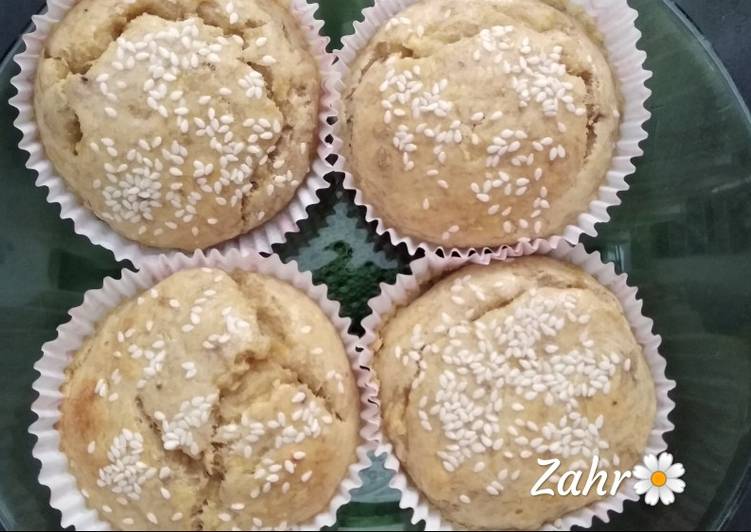 Banana Almond Flour Muffin (tanpa gula)