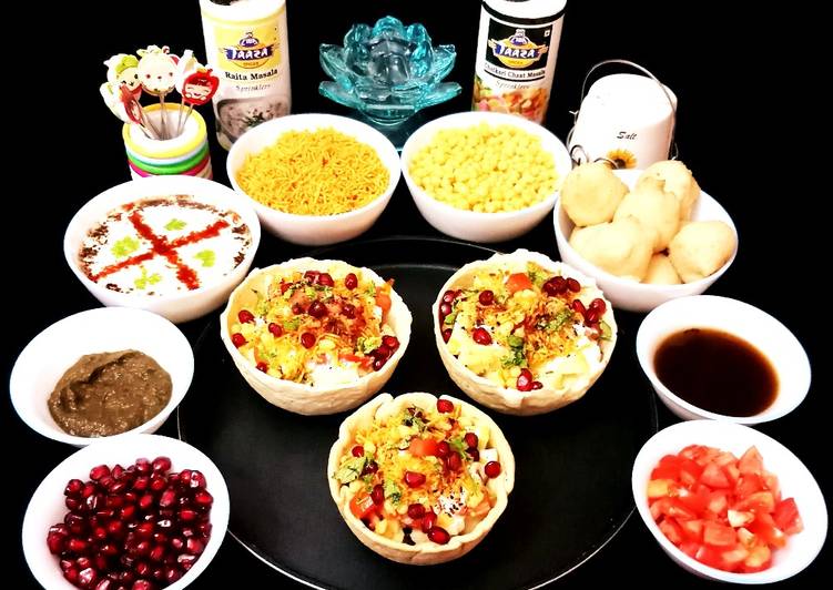 Step By Step Guide to Prepare Any Night Of The Week Dahi Bhalla Chaat In Baked Katori