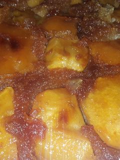 Una foto de Torta de manzana invertida