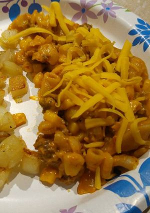 A picture of Easy Salsa Beef Skillet.
