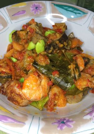 Foto resep Sambal goreng udang ati pete