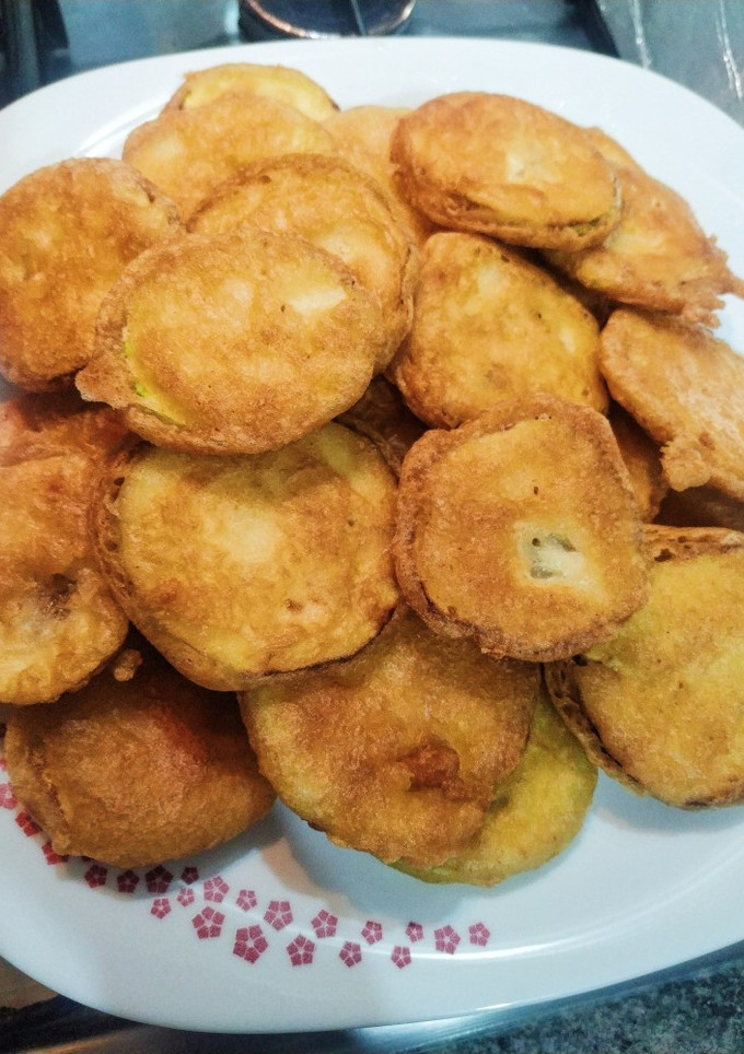 Una foto de Calabacín en tempura