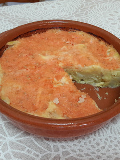 Una foto de 🇪🇸Tortilla "española" al horno baja en grasa y vegana