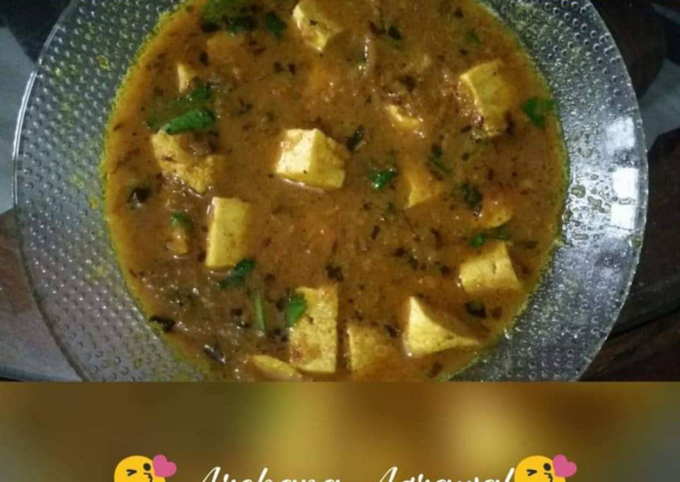 Shahi Paneer in creamy gravy