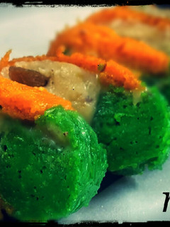 A picture of Tricolour Sevai Swiss Roll.