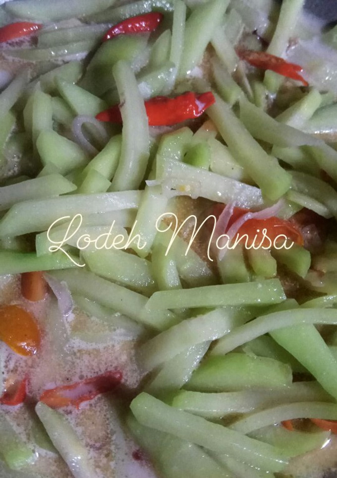 Foto resep Lodeh Labu Manisa Simple Bumbu Racik