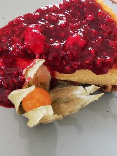 Málnás New York cheesecake recept fotója