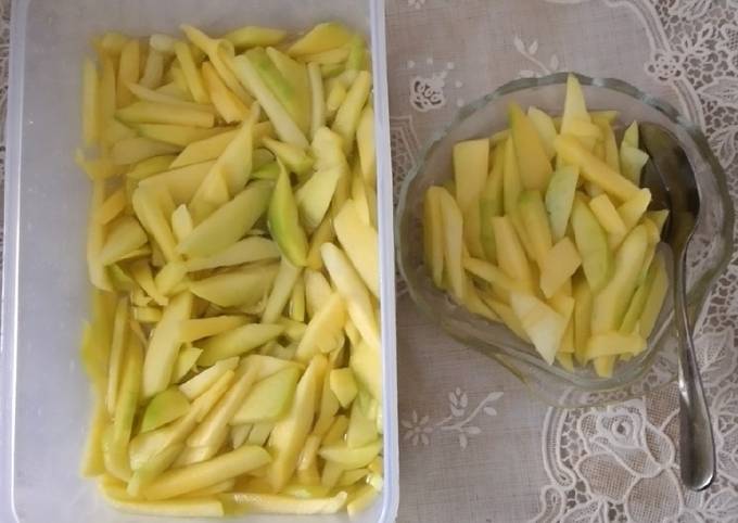 Langkah Mudah untuk Membuat Manisan Mangga Muda, Sempurna