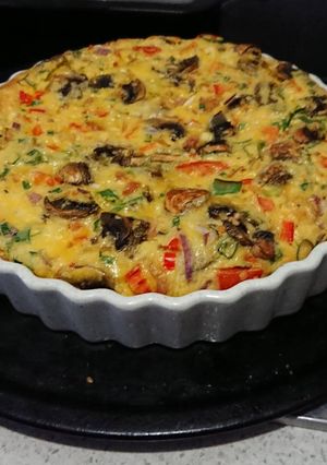 A picture of Shake and bake quiche.