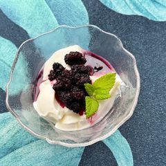 A picture of Mulberry Jam (from my garden).
