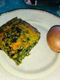 Budin de espinacas