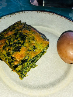Una foto de Budin de espinacas