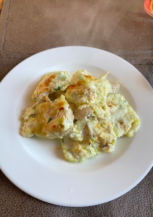 Una foto de Budín de zapallo italiano con pollo