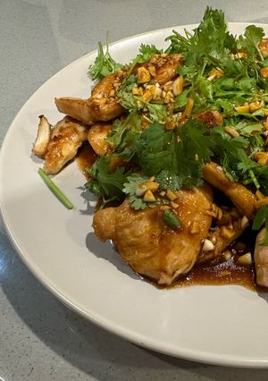 ✍🏻 香菜拌雞胸 的食譜成品照片