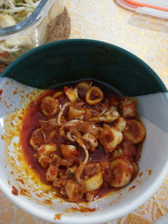 Foto resep Cumi asin balado