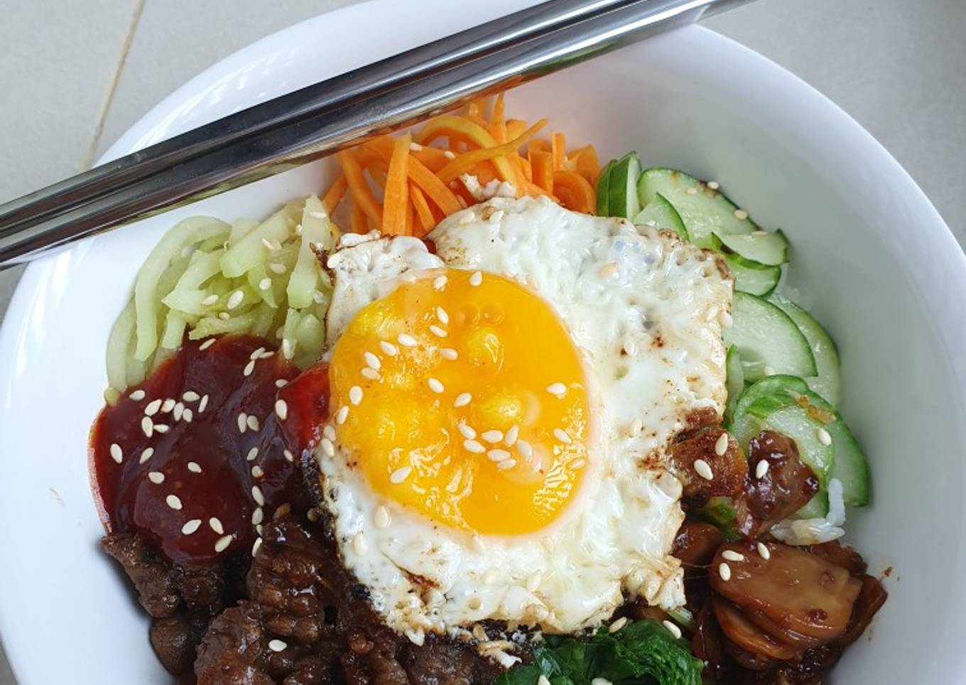 15. Bibimbap (Korean Rice Dish)