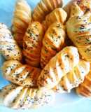 Булочки с капустой и грибами