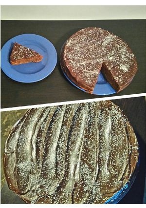 Φωτογραφία της συνταγής Coco-choco cake (vegan)