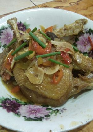 Foto resep Menthok Saus Tiram