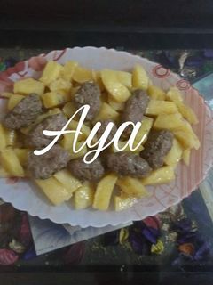صورة لوصفة كفتة بالبطاطس
