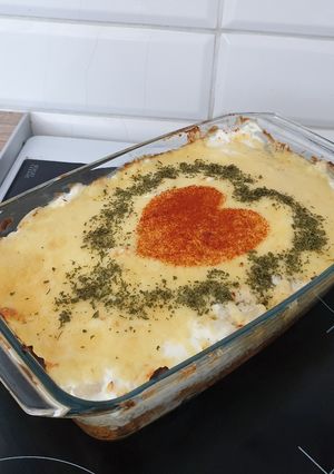 Darált húsos rakott karfiol 🥘 recept fotója
