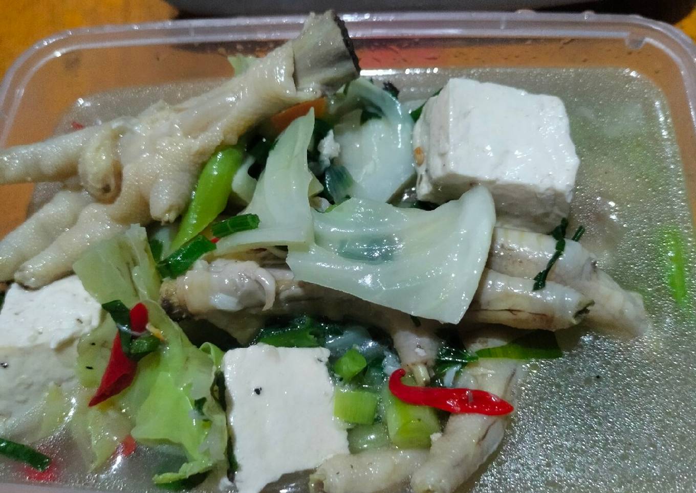 Sup Ceker Tahu #Dapur Fitri