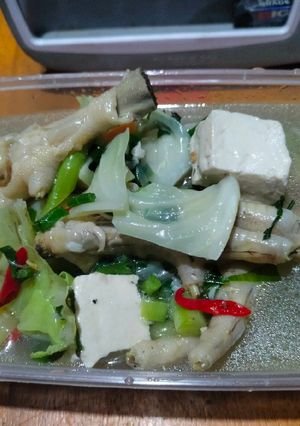 Foto resep Sup Ceker Tahu #Dapur Fitri