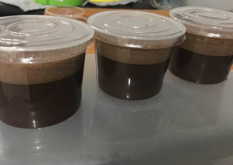 Puding Busa Coklat