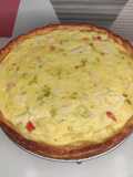 Quiche de Palmitos y Camarones