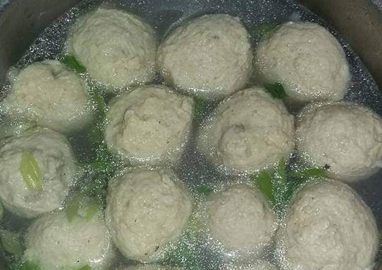 Bakso ayam diet (no tepung) - DEBM