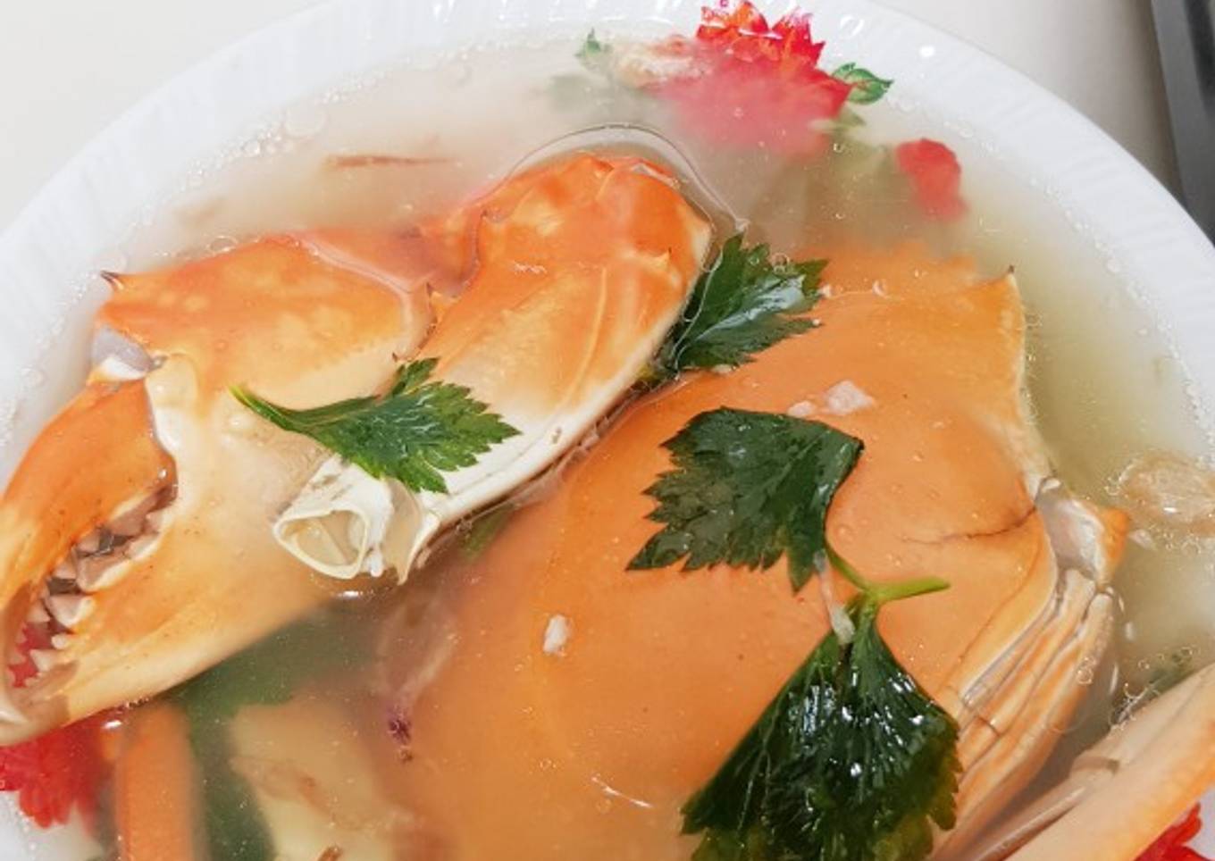Sop kepiting simple mudah dan enak