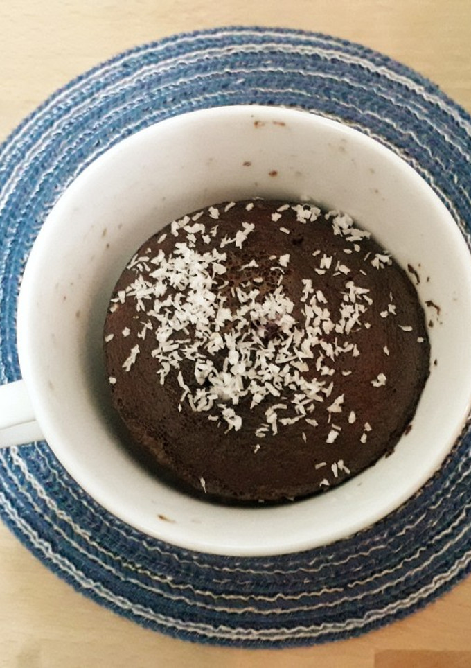 Una foto de Mug Cake de Chocolate puro (sin azúcar)