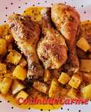 Muslitos de pollo con patatas al romero