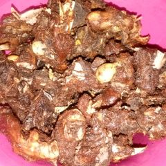 A picture of Fried Ram Meat.