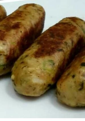 A picture of Cheese seekh kababs.