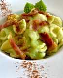 Orecchiette broccolo romanesco, guanciale croccante, pecorino romano