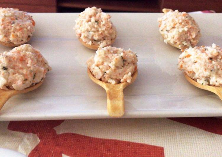 Paté de palitos de cangrejo a mi manera