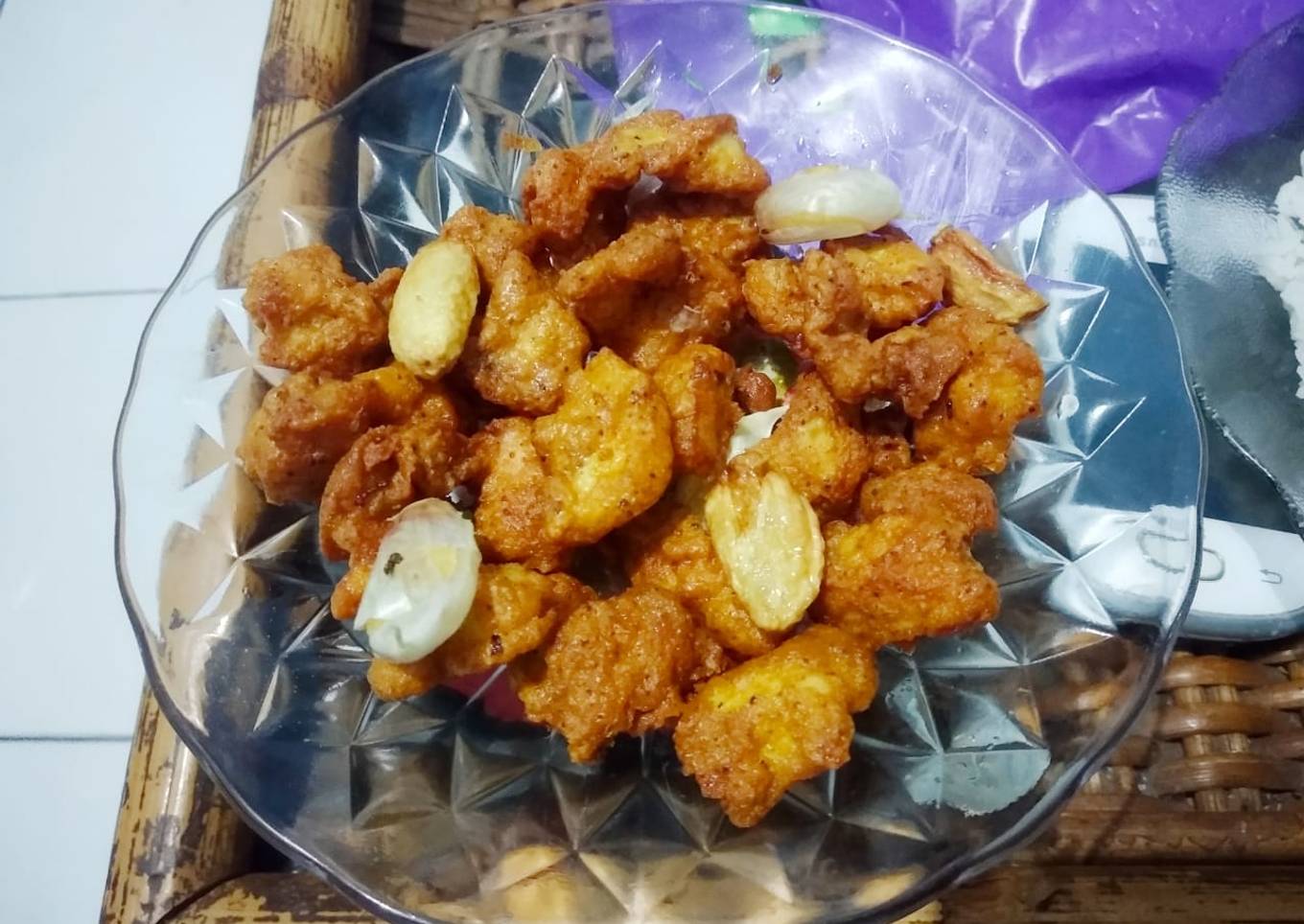 Ayam goreng bawang putih simple