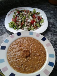 Una foto de Lentejas con chorizo