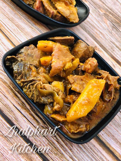 A picture of Assorted and Ram meat pepper soup.