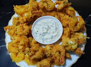Foto resep Udang Tepung Crispy Saus Tartar