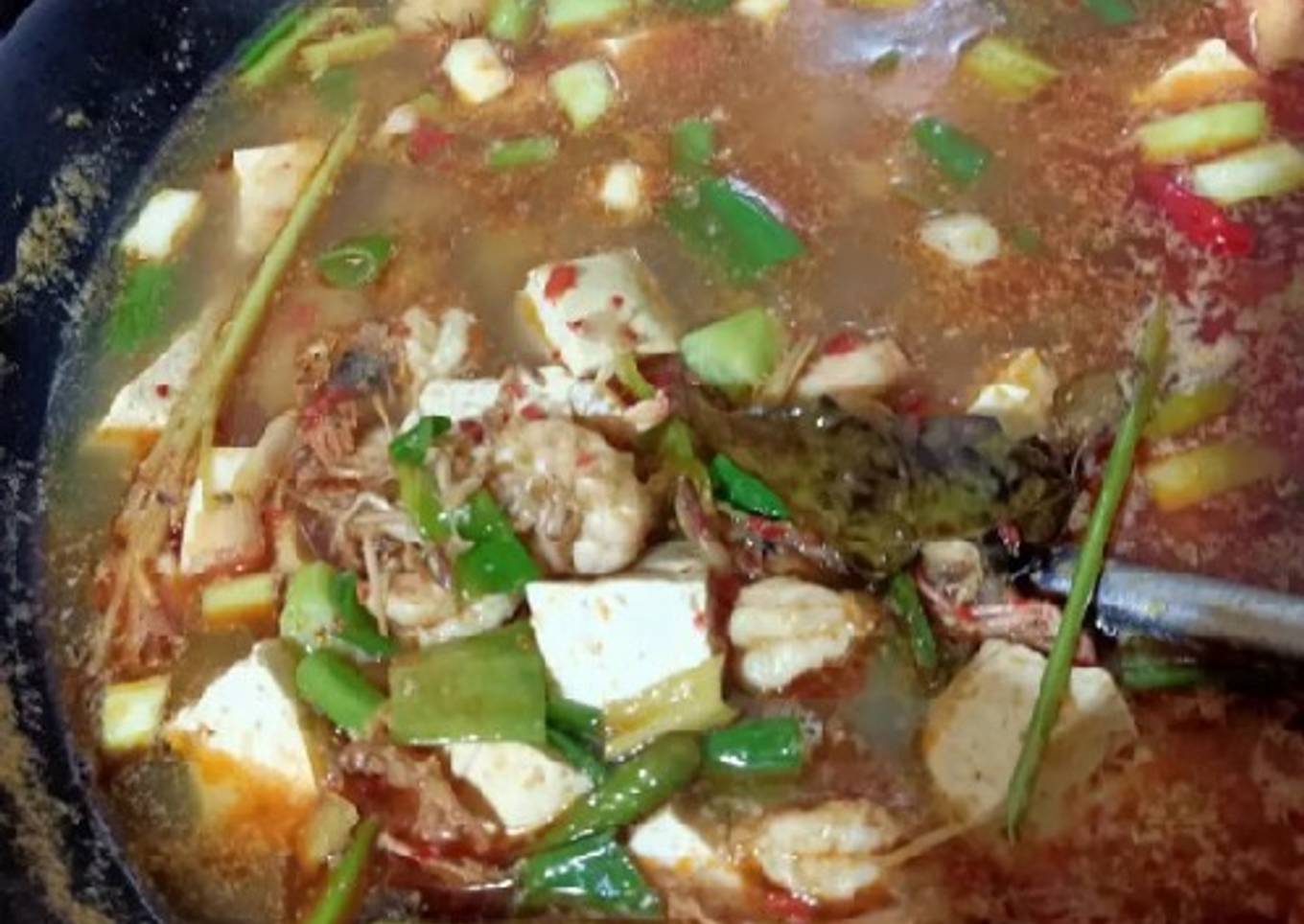 Tomyam Udang Tahu Sederhana