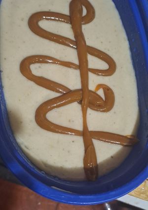 Una foto de Rico helado de leche con plátano