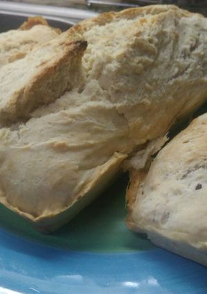 Una foto de Pan sin levadura y sin amasado 🍞