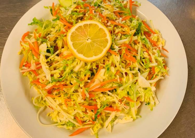 Masakan Unik Salad Wortel Dan Kol Segar Mantul Banget