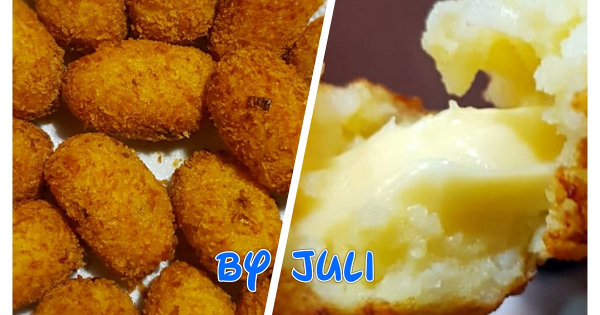 Resep Cheesy Potato Rice Balls oleh Juli 11 Cookpad