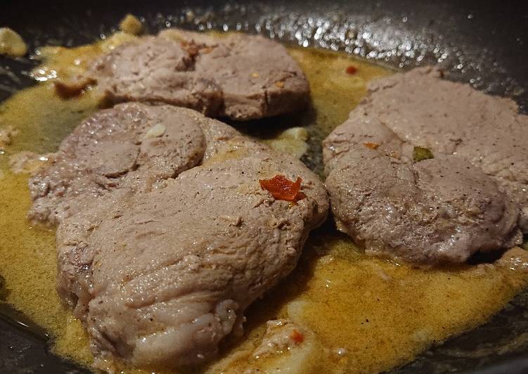 Garlic Butter Pork Steaks
